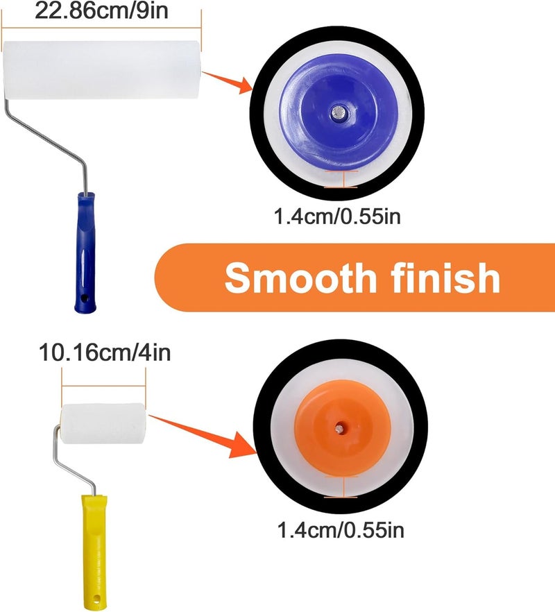 BERCOL Self Leveling Cement Tool kit, Spiked Roller with Extension Pole for Self Leveling, Paint Rollers, Epoxy Tool Kit, Epoxy Shoes Spikes for Concrete and Cement Flooring(Basic) - Image 4